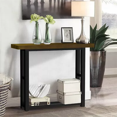 Natural Pine Wood Entryway Table Farmhouse Console Table Accent Display Table US • $39.95