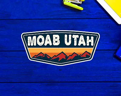 Moab Utah Decal 4  X  1.8  Sticker National Park • $5.29