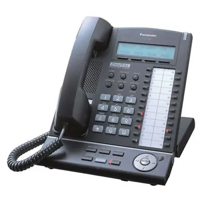 Panasonic KX-T7633-B 24-Button 3-Line Backlit Display Desk Office Phone • $30