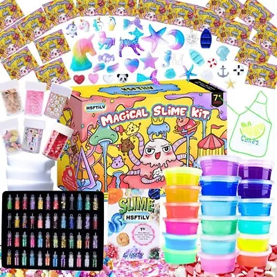 $127.57 • Buy Slime Kit DIY Slime Kit Supplies-2 Cloud Slime 8 Clear Slime Gift Birthday