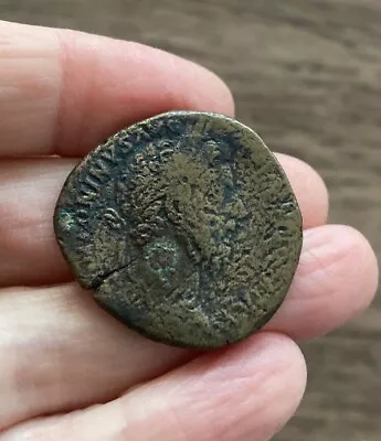 Roman  Imperial. Marcus Aurelius (161-180 A.d). Brass Sestertius. • £35