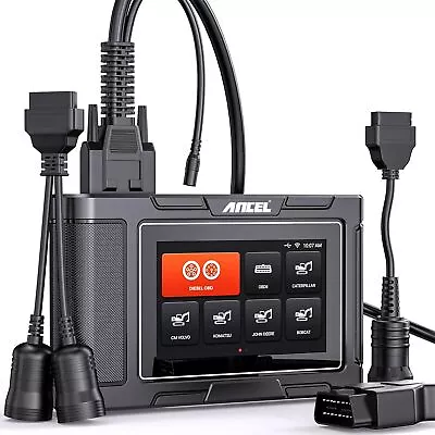 ANCEL HD3600 Diesel Truck Diagnostic Tool Construction Machinery Vehicle Scanner • $374.99