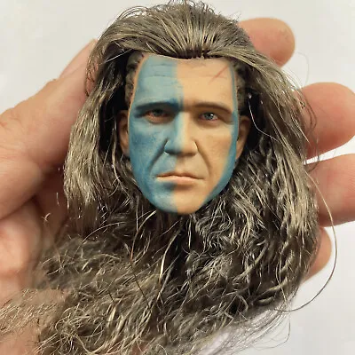 1/6 Scale Scottish General William Wallace Mel Gibson Head Sculpt Model Toys • $19.99