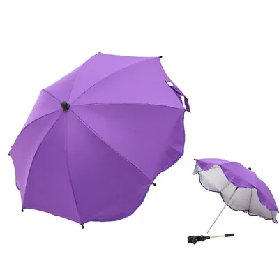 Baby Sun Umbrella Parasol Buggy Pushchair Pram Stroller Shade Canopy • $29.17