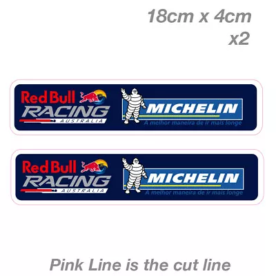 Red Bull Racing Michelin Australia Vinyl  Sticker • $7.40