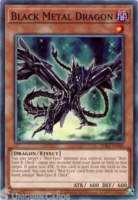 LDK2-ENJ06 Black Metal Dragon UNL 2024 Edition Mint YuGiOh Card • £2.48