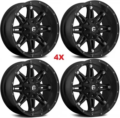 17 Fuel Hostage Black Wheels Rims Fits Ford F-150 F150 Expedition Five Lug • $995