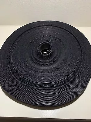 Black Cable Management Cable Tie 20mm X 45 Meters Roll Hook And Loop • $50