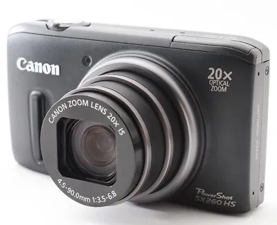 Canon PowerShot SX260HS SX260 HS W. 20x Optical Zoom Lens GPS Made In Japan • $299.99
