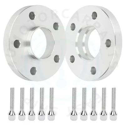 2Pcs Wheel Spacers 20mm Thick 5x112 66.6mm 12x1.5 Studs Adapters Fits Mercedes • $37.49