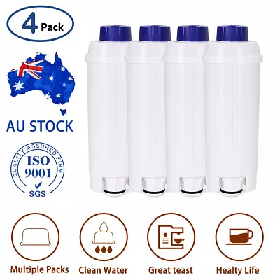 $24.23 • Buy 2/4 Pcs Genuine Delonghi Coffee Machine Water Filter Dlsc002 Ser3017, Au Ship