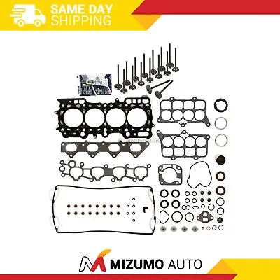 Head Gasket Set Intake Exhaust Valves Fit 92-96 Honda Prelude 2.3L H23A1 DOHC • $104.95