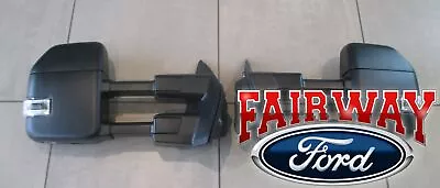 21 Thru 24 F-150 OEM Ford Power Trailer Tow Mirrors BLIS Manual Fold No Camera • $719.95