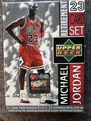 Michael Jordan 1999 Upper Deck 23 Retirement Card Boxed Set   • $20