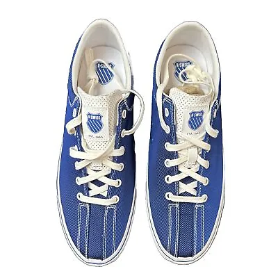 Men's K Swiss Clean Laguna Low 02925411 Clscblue/white/darkgum Fashion Sneaker • $35