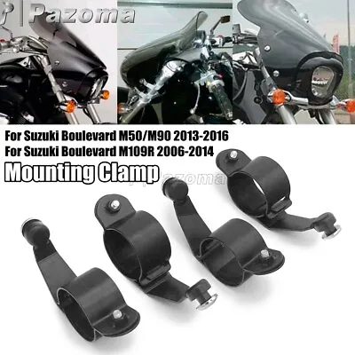 For Suzuki Boulevard M109R M90/M50 Front Fairing Windshield Mount Brackets 2006+ • $51.38