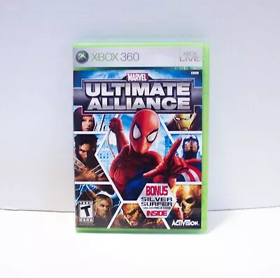 Marvel Ultimate Alliance Video Game Xbox 360 W/Manual Rated T Activision 2006 • $14.99