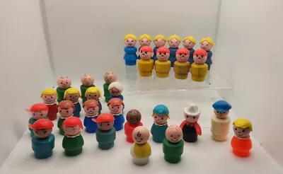 VTG Fisher-Price Little People 1960-1970's Etc Lot Of 31 • $17.38