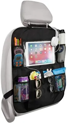 Car Seat Organiser Car Backseat Organizer + 10  Tablet Holder 9 Storage Pocket • £10.99