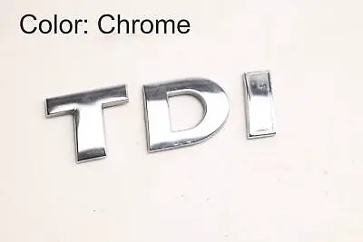 2012-2013 VW GOLF R - Trunk Emblem / Badge (TDI) 5K0853675AJ • $16.99