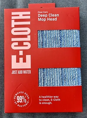 E-CLOTH Deep Clean Mop Head Microfiber Replacement For Floor Cleaning • £11.26