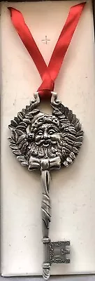 Santa’s Key Ornament – Handcrafted Pewter Vintage Style Christmas Ornament • $25