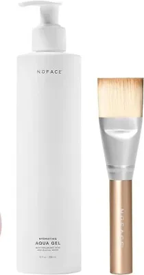 NuFACE Hydrating Aqua Gel Activator W/Hyaluronic Acid 10 Oz+FREE Brush EXP 2026! • $39.50