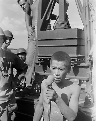 WW2 WWII Photo World War Two / Captured Japanese Sailor Manila Bay March 1945 • $6.49
