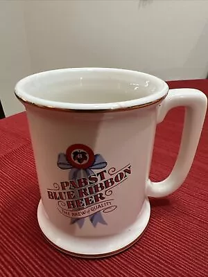 Vintage 1985 Franklin Mint Pabst Blue Ribbon Beer Cup/mug Rare • $10