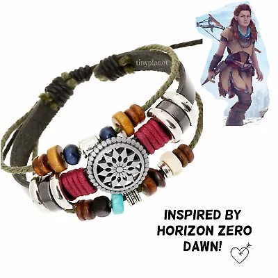 £9.99 • Buy Horizon Zero Dawn Aloy Nora Tribal Inspired Bracelet Gaming Jewelry Handmade
