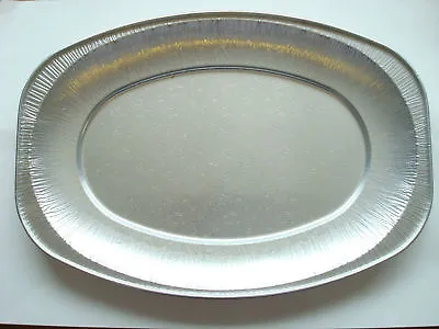 £8.99 • Buy 10 X 14  Silver Foil Platters Sandwich Platter Trays Party Catering BBQ Buffet
