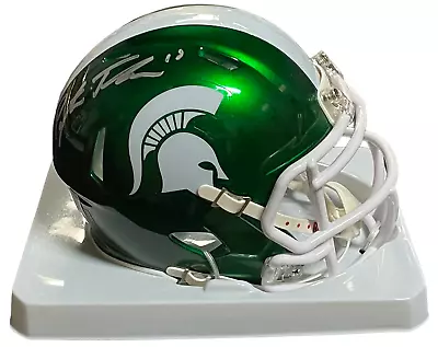 Payton Thorne Signed Michigan State Spartans Mini Helmet Beckett Coa • $59.99