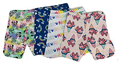 NEW Spotted Zebra Girl's 4 Pack Shorts Disney Mickey Minnie Print Size 6-7 • $16