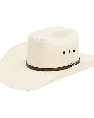 Twister Double S 5X Straw Cowboy Hat - T71563 • $44.46