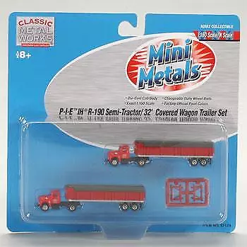 Classic Metal Works 51129 N Mini Metals P-I-E Semi-Tractor/Trailer (Pack Of 2) • $10.99