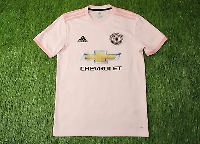 Manchester United 2018/2019 Football Shirt Jersey Away Adidas Original Size S • $42.49