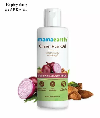 Mamaearth Onion Oil For Hair Growth & Hair Fall Control With Redensyl 150ml • £6.19