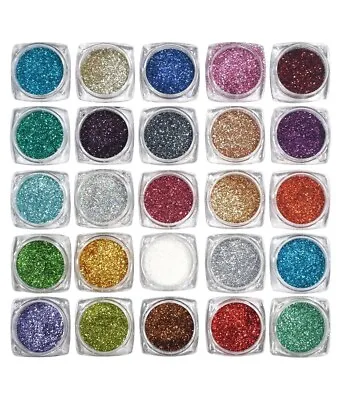 Glitter Pots Bag Pot Chunky Fine Holographic Party Craft Art Face Nail Festival • £1.99