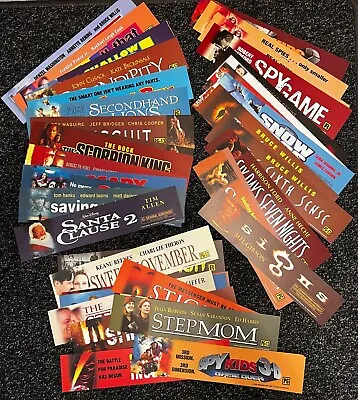 Authentic Movie Theater Mylar Banner 11.5 X2.5” - Choose Movie Title • $10.99