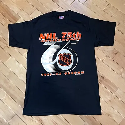 Vintage NHL T-shirt 75th Anniversary 1991 Dead-stock RARE • $68
