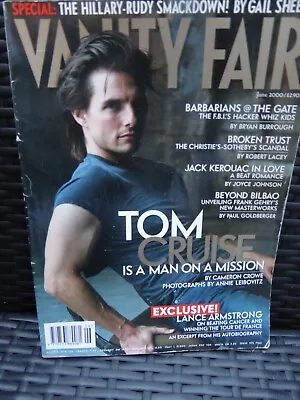 VANITY FAIR MAGAZINE TOM CRUISE COVER Lance Armstrong Interview June 2000 • £3