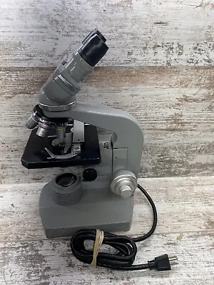 Vintage Black Nikon  Binocular Microscope With 4 Objectives • $299
