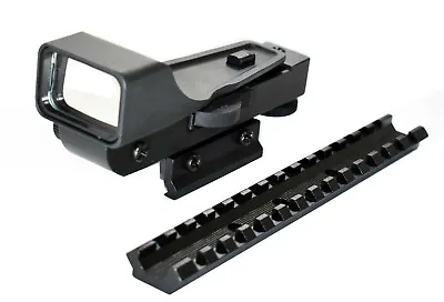 H&R 1871 12 Gauge Shotgun Red Dot Sight And Picatinny Adapter Hunting Optics Blk • $49.95