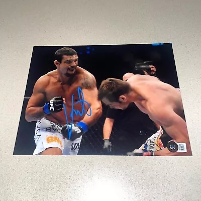 VITOR BELFORT Signed Autographed 8X10 UFC MMA CHAMPION BECKETT BAS COA BH54804 • $99.99