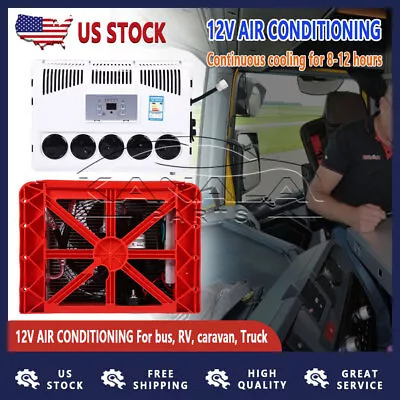 Fits Bus RV Caravan Truck Universal AIR CONDITIONING 12V AIR CONDITIONING USA • $551.99