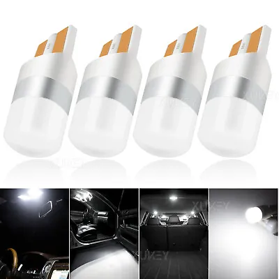 4x T10 194 168 SMD 3030 LED Car Wedge Tail Side Parking Light Globe WHITE  12V  • $12.22
