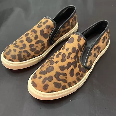 Mossimo Dedra Cheetah Leopard Print Slip On Sneakers Shoes Womens Size 7.5 • $17