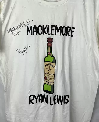 Macklemore Ryan Lewis T Shirt Irish Celebration Rap Hip Hop Concert Tour Signed • $59.99