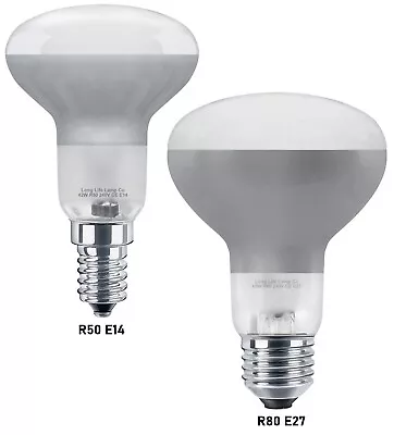 Halogen Energy Saving Eco Reflector 28w Or 42w R50 / R63 / R80 Light Bulbs • £5.99