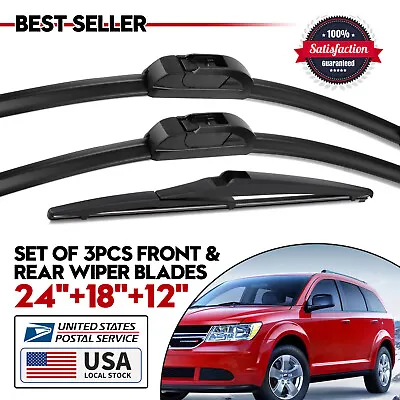 OEM Windshield Wiper Blade For Dodge Journey 2019-2022 Set Of 24''/18''/12 • $17.88